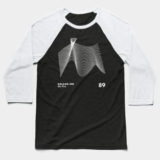 Galaxie 500 / On Fire / Minimalist Artwork Design Baseball T-Shirt